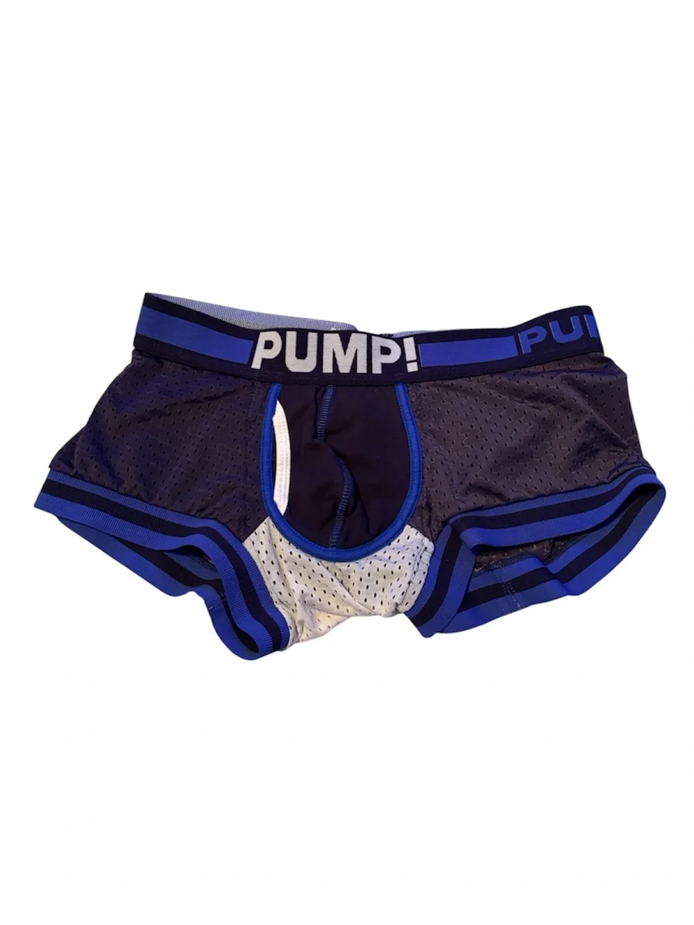 PUMP! Men’s Mesh Briefs Pack — Red, Blue, Navy, Orange